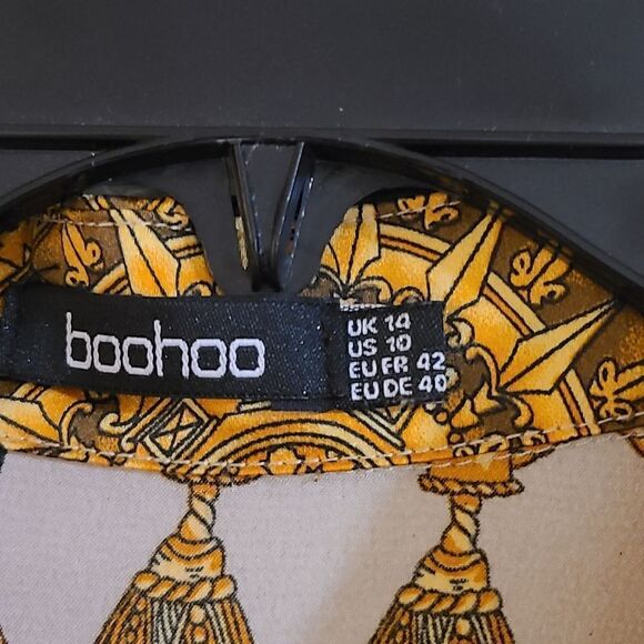 🌿"Boohoo" shirt dress size 10 US. - Picture 9 of 12